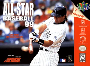 All-Star Baseball 99 (USA) box cover front